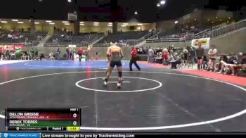 132 lbs Round 3 (4 Team) - Derek Torres, 2/1A Culver vs Dillon Greene, 2/1A Monroe/Triangle Lake