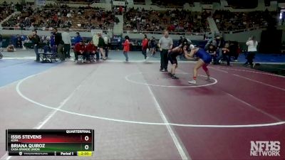 145 lbs Quarterfinal - Briana Quiroz, Casa Grande Union vs Issis Stevens, Kofa