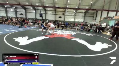 175 lbs Quarterfinal - Leif Larwin, OR vs Noah Sandlin, CA