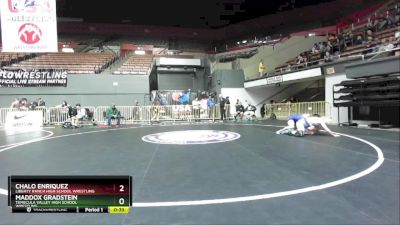 175 lbs Cons. Round 4 - Maddox Gradstein, Temecula Valley High School Wrestling vs Chalo Enriquez, Liberty Ranch High School Wrestling