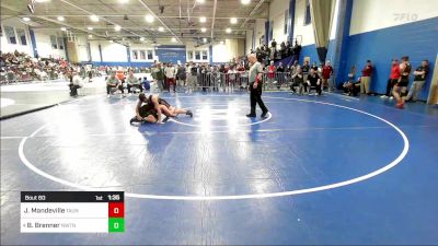 152 lbs Round Of 16 - John Mandeville, Taunton vs Benjiman Brenner, Newton North