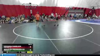 107 lbs Round 4 (6 Team) - Brenalen Fredriksen-Holm, Team Red vs Savannah Danielson, Team Gold
