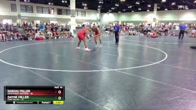 195 lbs Round 1 (6 Team) - Nakhai Miller, Eaglecrest Raptors vs Dayne Miller, Cow Valley