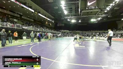 126 lbs Cons. Round 1 - Abriel Paddilla, Pitman vs Azariah Barajas, Golden Valley