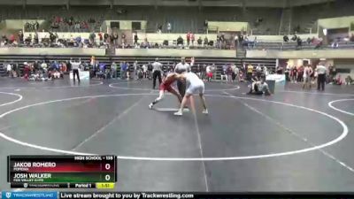 135 lbs Champ. Round 1 - Josh Walker, Fox Valley Elite vs Jakob Romero, Pomona