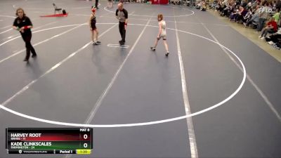 72 lbs Semis & 1st Wrestleback (8 Team) - Kade Clinkscales, Farmington vs Harvey Root, NRHEG