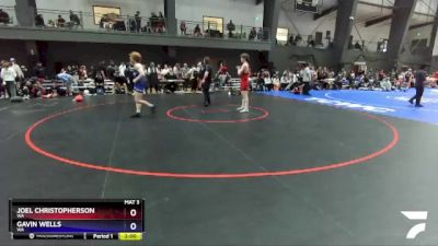 150 lbs Cons. Round 4 - Joel Christopherson, WA vs Gavin Wells, WA