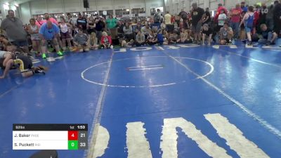 92 lbs Pools - Jacob Baker, Phoenix W.C. vs Slade Puckett, Rising Kingz