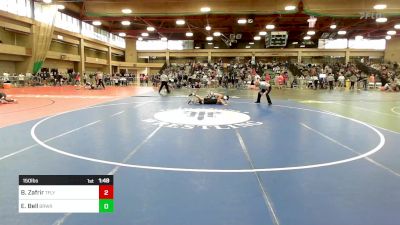 150 lbs Quarterfinal - Elijah Bell, Becton Reg/Wood Ridge vs Benyamin Zafrir, Tenafly