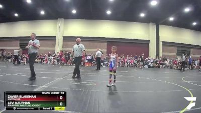 56 lbs Round 3 - Zavier Blakeman, Unattached vs Levi Kaufman, Roundtree Wrestling Academy