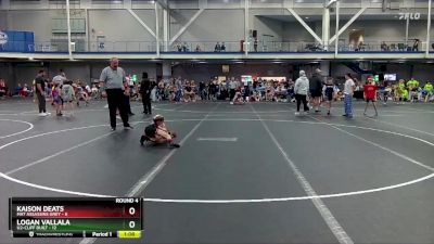 60 lbs Round 4 (8 Team) - Logan Vallala, U2-Cliff Built vs Kaison Deats, Mat Assassins Grey