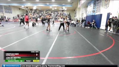 138 lbs Cons. Semi - Cristian Mier, Paloma Valley vs Loscar Riestra, Corona Del Mar