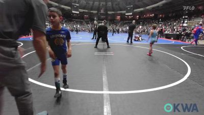 52 lbs Round Of 32 - Ryzen Johns, Collinsville Cardinal Youth Wrestling vs Eli Rabe, Piedmont