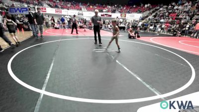 60 lbs Semifinal - Billy Riley, Vinita Kids Wrestling vs Callan Carson, Salina Wrestling Club