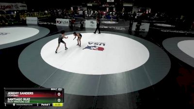 71 lbs Champ. Round 2 - Jeremy Sanders, California vs Santiago Ruiz, Delta Wrestling Club