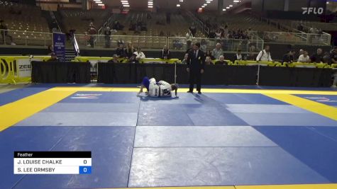 JILLIAN LOUISE CHALKE vs SHAWNA LEE ORMSBY 2024 Pan Jiu Jitsu IBJJF Championship