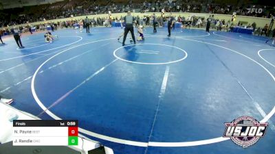 80 lbs Final - Nick Payne, Best Trained Wrestling vs Jaxon Randle, Chickasha Youth Wrestling