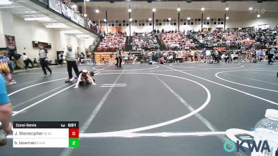 85 lbs Consolation - Jack Stonecipher, Black Fox Wrestling Club vs Beckett Bowman, R.A.W.