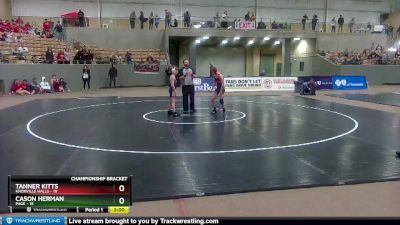 106 lbs Quarterfinals (8 Team) - Cason Herman, Page vs Tanner Kitts, Knoxville Halls