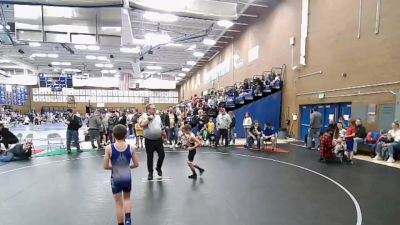 64 lbs Champ. Round 1 - Wyatt Hatchell, Wasatch vs Ruger Field, Fremont Wrestling Club