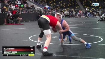 184 lbs Quarterfinal - Bennett Berge, South Dakota State vs Isaac Dolph, VMI