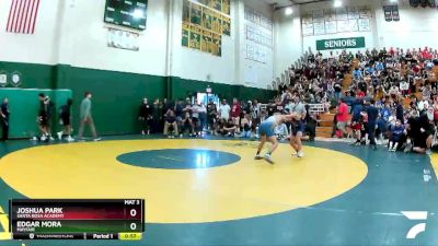 120 lbs Cons. Round 1 - Edgar Mora, Mayfair vs Joshua Park, Santa Rosa Academy