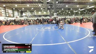 76 lbs Semifinal - Logan Herren, Great Neck Wrestling Club vs Thomas Altrogge, Heavy Hitting Hammers