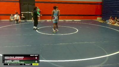 160 lbs Round 2 - Gabriel Larkin, Blackman Freestyle And Greco vs Adolphus Jennings, Strong Rock Wrestling Club