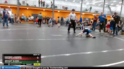 61 lbs Cons. Semi - Hayden Landers, Eastside Youth Wrestling vs Bryant Sloan, Eastside Youth Wrestling