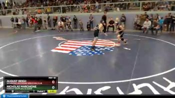 92 lbs Round 2 - Nicholas Marchione, PIONEER GRAPPLING ACADEMY vs August Reigh, Dillingham Wolverine Wrestling Club