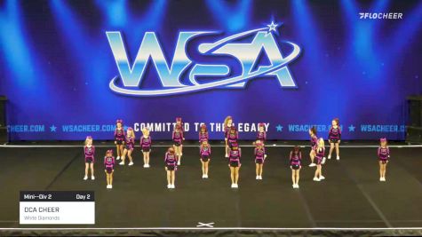 DCA CHEER - White Diamonds [2022 Mini--Div 2 Day 2] 2022 WSA Grand Nationals