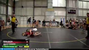 100 lbs Finals (8 Team) - Rocco Cassioppi, POWA vs Emma Bacon, Team Gotcha Blue