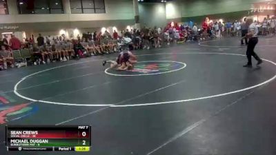 160 lbs Round 1 (16 Team) - Sean Crews, Social Circle vs Michael Duggan, Bubbletown Mat