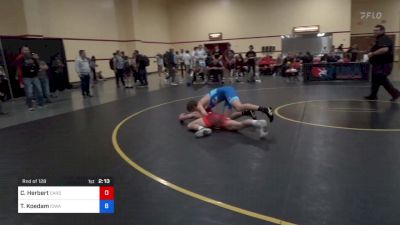 70 kg Rnd Of 128 - Chad Herbert, Cardinal Wrestling Club vs Ty Koedam, Iowa