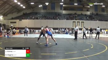 165 lbs Final - Jordan Komac, Unattached - Great Falls (Mont.) vs Billy Higgins, Northern Colorado