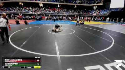 5A 132 lbs Semifinal - Thomas Pacheco, Amarillo Tascosa vs Eli Biermann, Midlothian