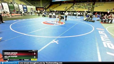 165 Class 2 lbs Cons. Round 2 - Deron Gipson, St. Mary`s (St. Louis) vs Nolan Napier, Seneca