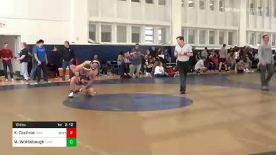 184 lbs Quarterfinal - Kyle Cochran, Maryland vs Max Wohlabaugh, Clarion