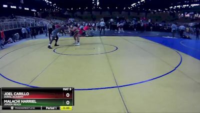 182 lbs Cons. Round 4 - Joel Carillo, Doral Academy vs Malachi Harriel, Jensen Beach