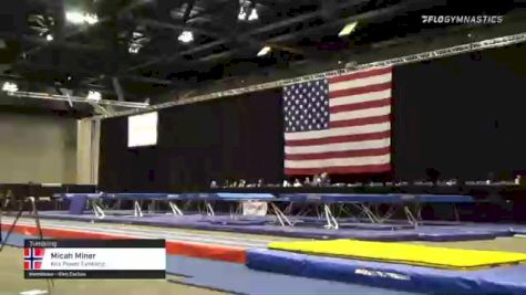 Micah Miner - Tumbling, Kris Power Tumbling - 2021 USA Gymnastics Championships