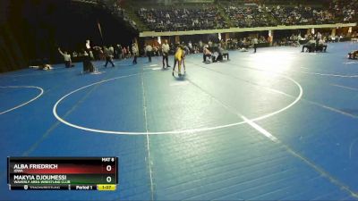 124 lbs Round 3 - Makyia Djoumessi, Waverly Area Wrestling Club vs Alba Friedrich, Iowa