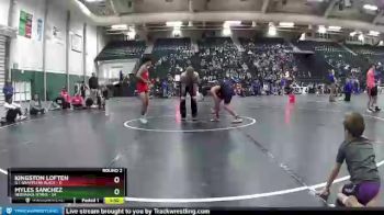 110 lbs Round 2 (6 Team) - Myles Sanchez, Nebraska Titans vs Kingston Loften, G.I. Grapplers Black