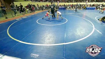 55 lbs Round Of 16 - Nash Johnson, Greater Heights Wrestling vs Liam Dunn, Comanche