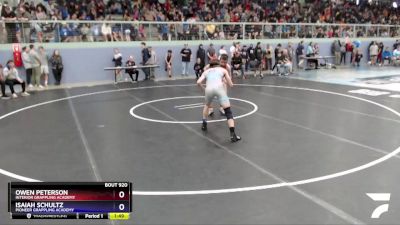 126 lbs Rr1 - Isaiah Schultz, Pioneer Grappling Academy vs Owen Peterson, Interior Grappling Academy