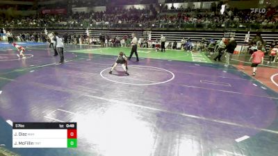 57 lbs Consi Of 8 #1 - Joshua Diaz, Mahwah vs Jude McFillin, Tinton Falls Wrestling Club