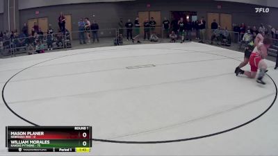 288 lbs Round 1 (8 Team) - William Morales, Kansas Pythons vs Mason Planer, Nebraska Red