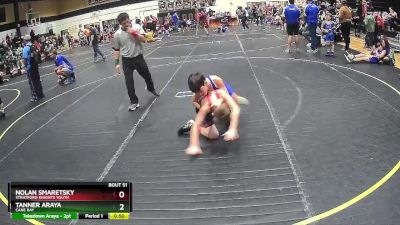 75 lbs Round 4 - Nolan Smaretsky, Stratford Knights Youth vs Tanner Araya, Cane Bay