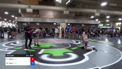 57 kg Cons 32 #1 - Ry Talbot, Aniciete Training Club vs Waylon Hoyt, Nwwc