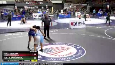 144 lbs Round 2 - Khloe Meisenbach, South San Francisco Gator WC vs Lucia Ledezma, Granite Wrestling Club