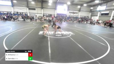 132 lbs Consolation - Breck Williams, BlackCat WC vs Anthony Garrobo, Desert Dogs WC